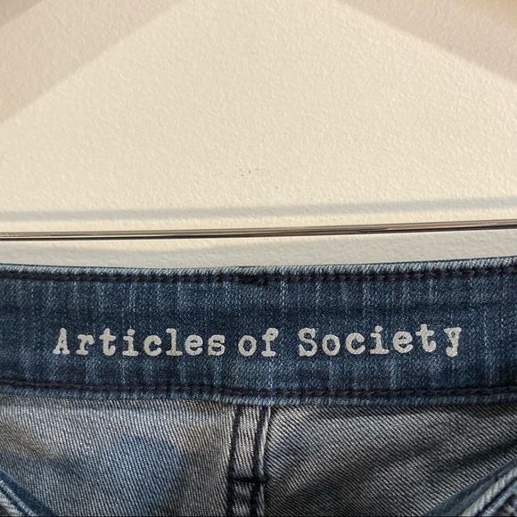 ARTICLES OF SOCIETY Sz 30  Skinny Mid-Rise Sarah Burton Wash Jeans - Picture 2 of 10